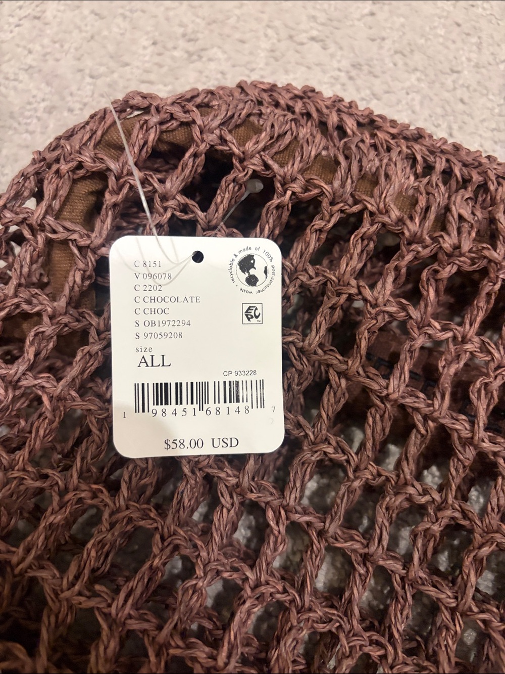 NWT Free People Sand Bound Clutch- Chocolate - Picture 6 of 7